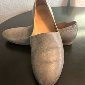 Dansko Pewter Metallic Loafers